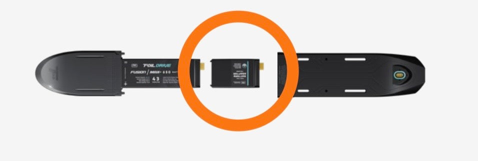 Fusion FM+ 650 Battery and adapter